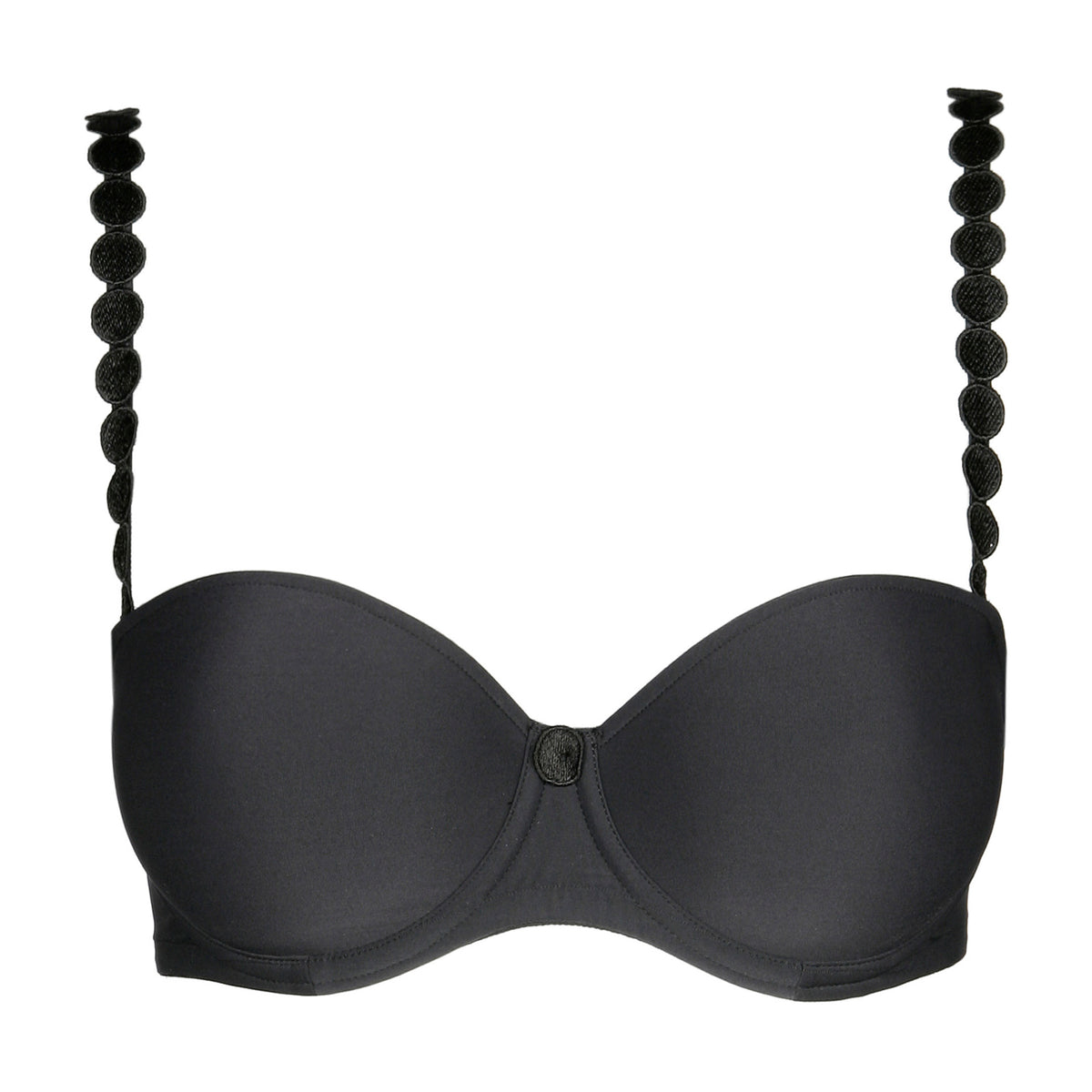 Marie Jo Tom Padded Bra Strapless In Charcoal