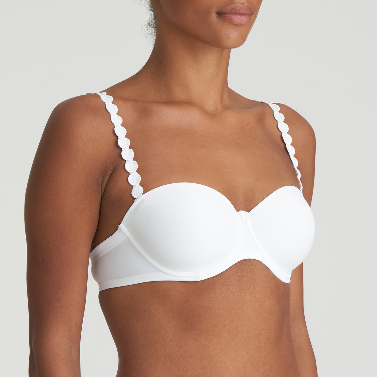 Marie Jo Tom Padded Bra Strapless In White