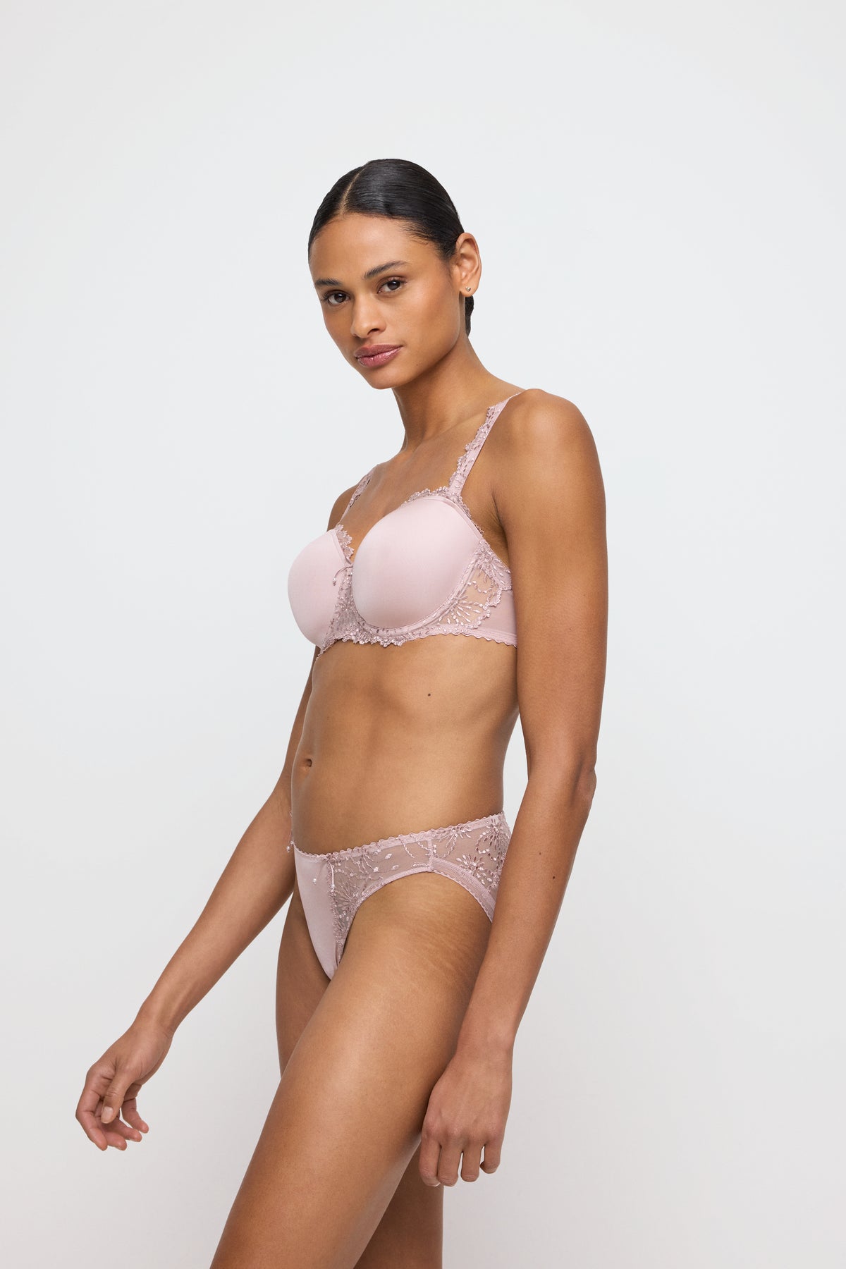 Marie Jo Jane Padded Bra Strapless In Bois De Rose