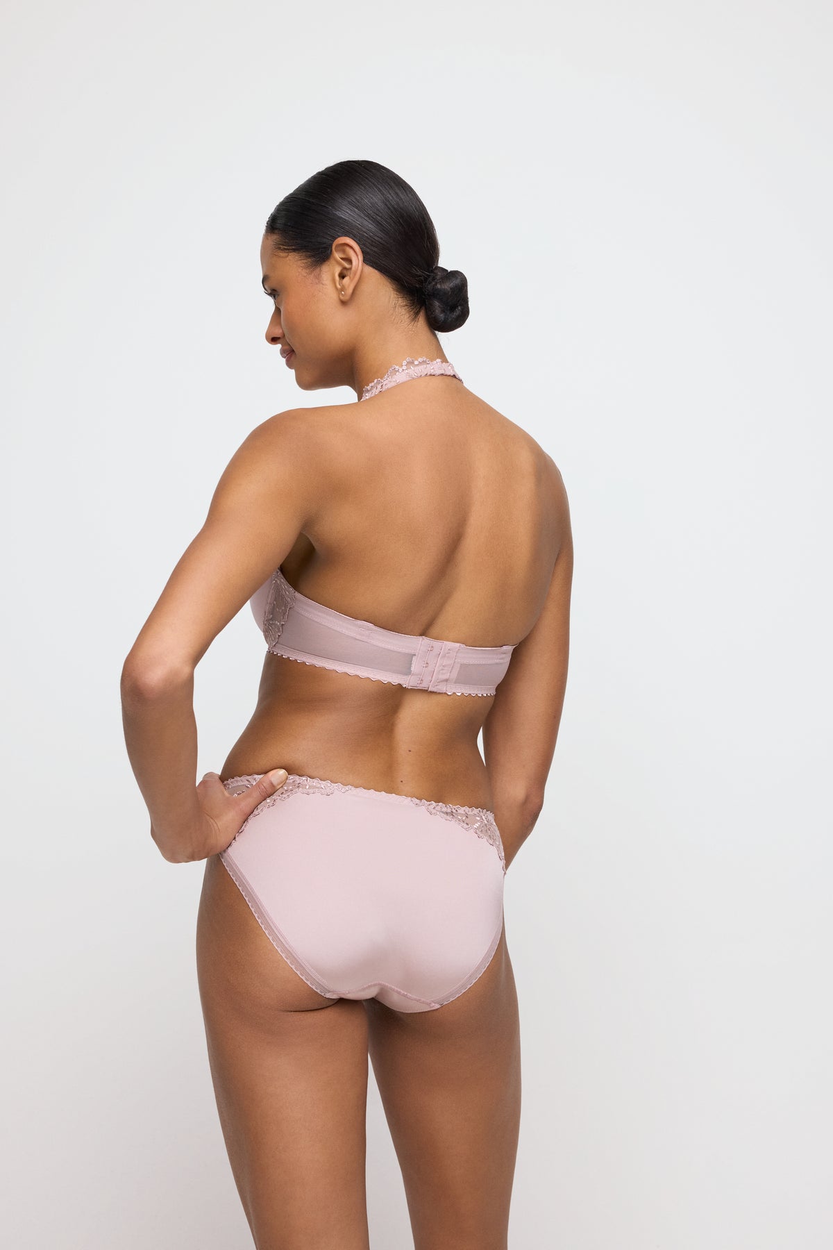 Marie Jo Jane Padded Bra Strapless In Bois De Rose