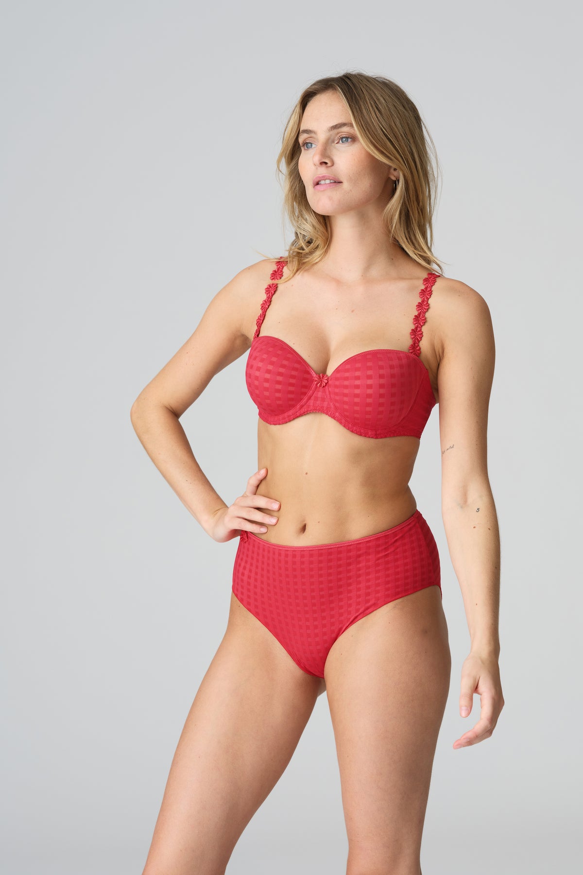 Marie Jo Avero Padded Bra Strapless In Scarlet