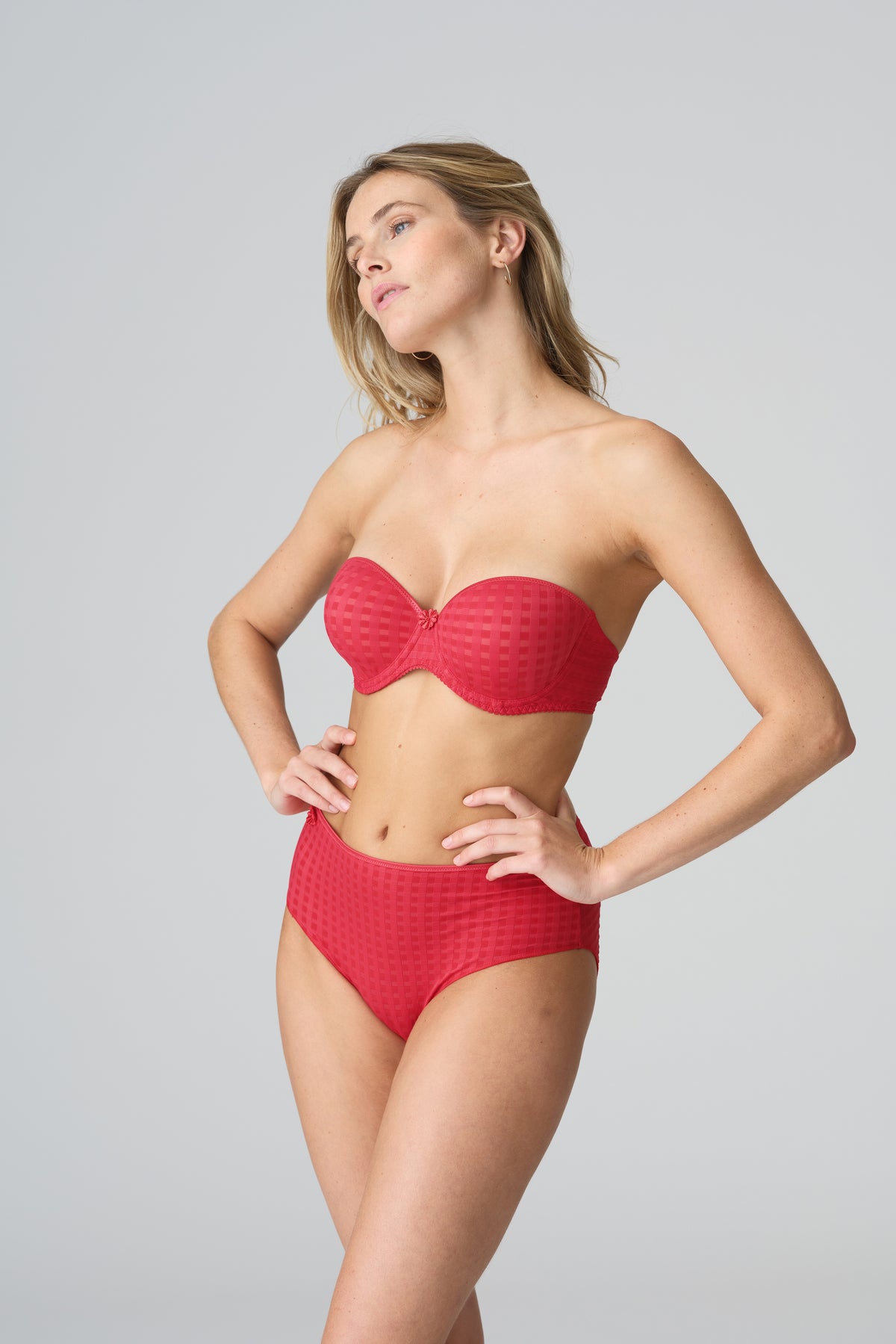 Marie Jo Avero Padded Bra Strapless In Scarlet