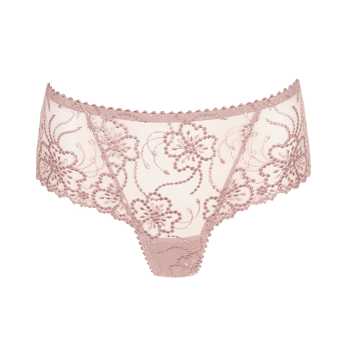 Marie Jo Jane Luxury Thong In Bois De Rose