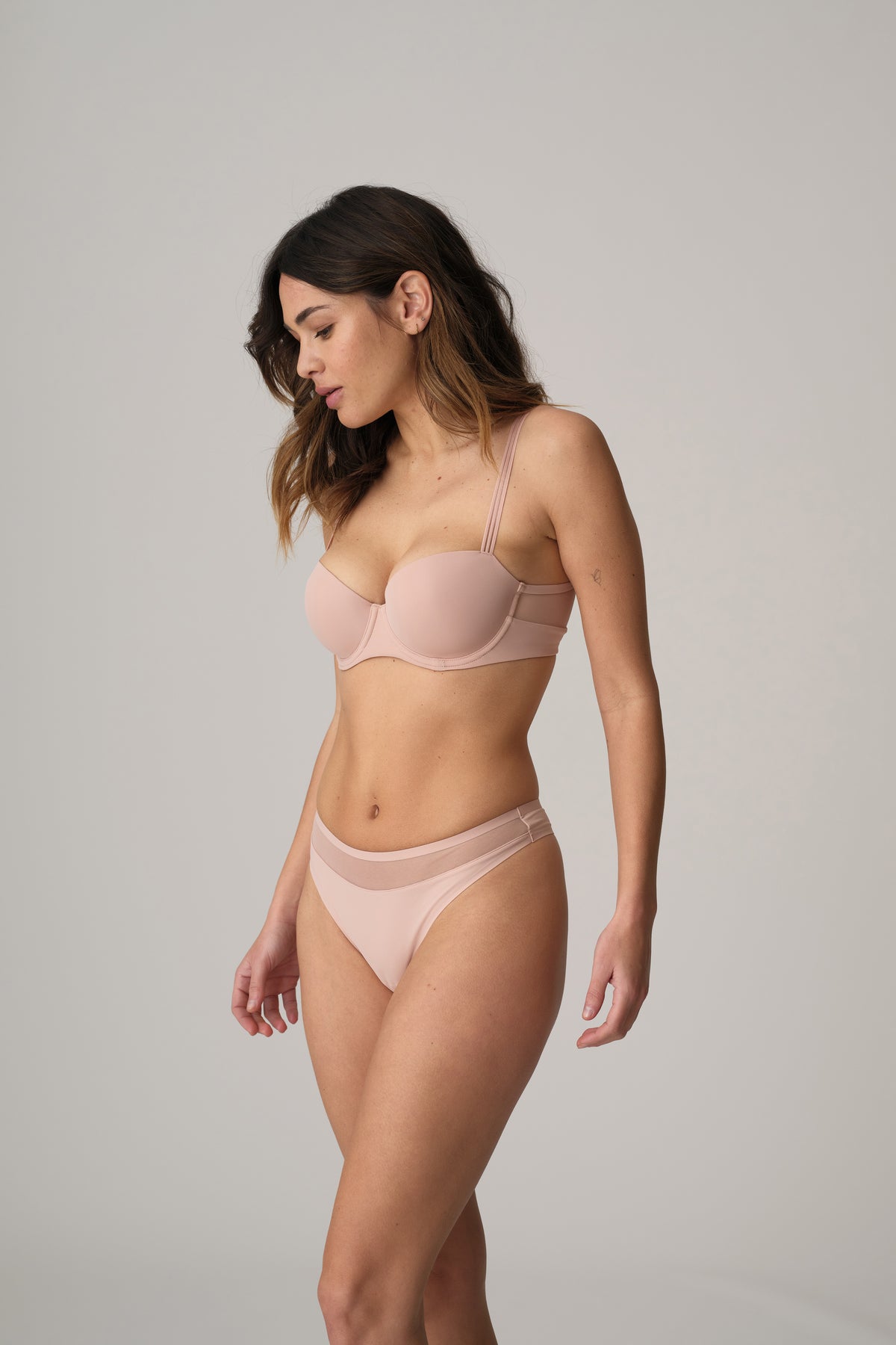 Marie Jo Louie Thong In Powder Rose