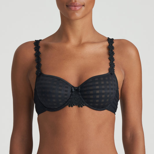 Marie Jo Avero Non Padded Full Cup Seamless Bra In Black
