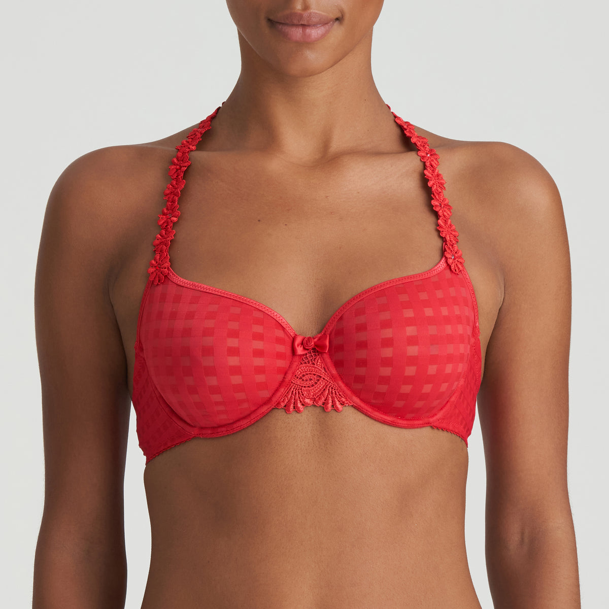 Marie Jo Avero Non Padded Full Cup Seamless Bra In Scarlet