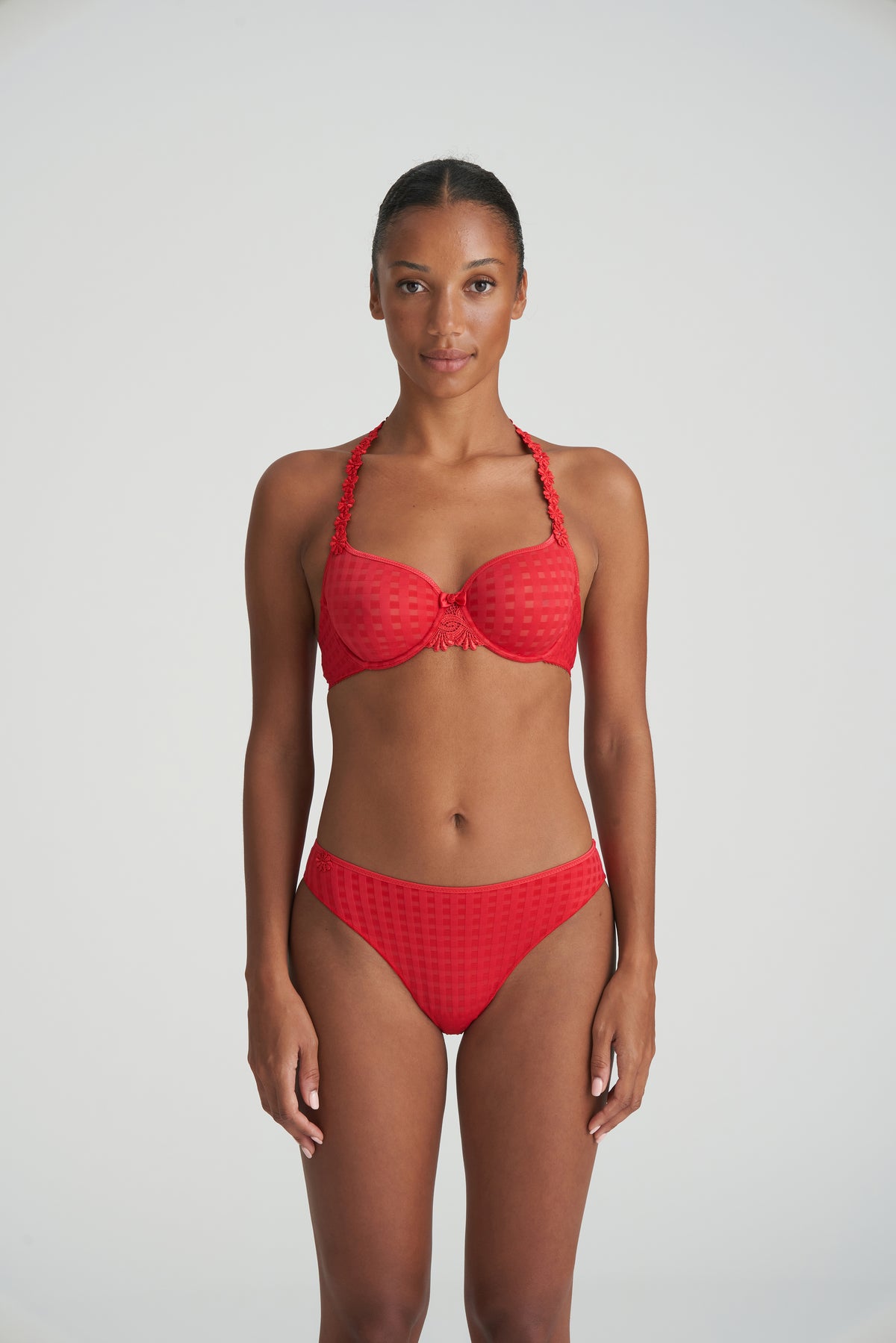 Marie Jo Avero Non Padded Full Cup Seamless Bra In Scarlet