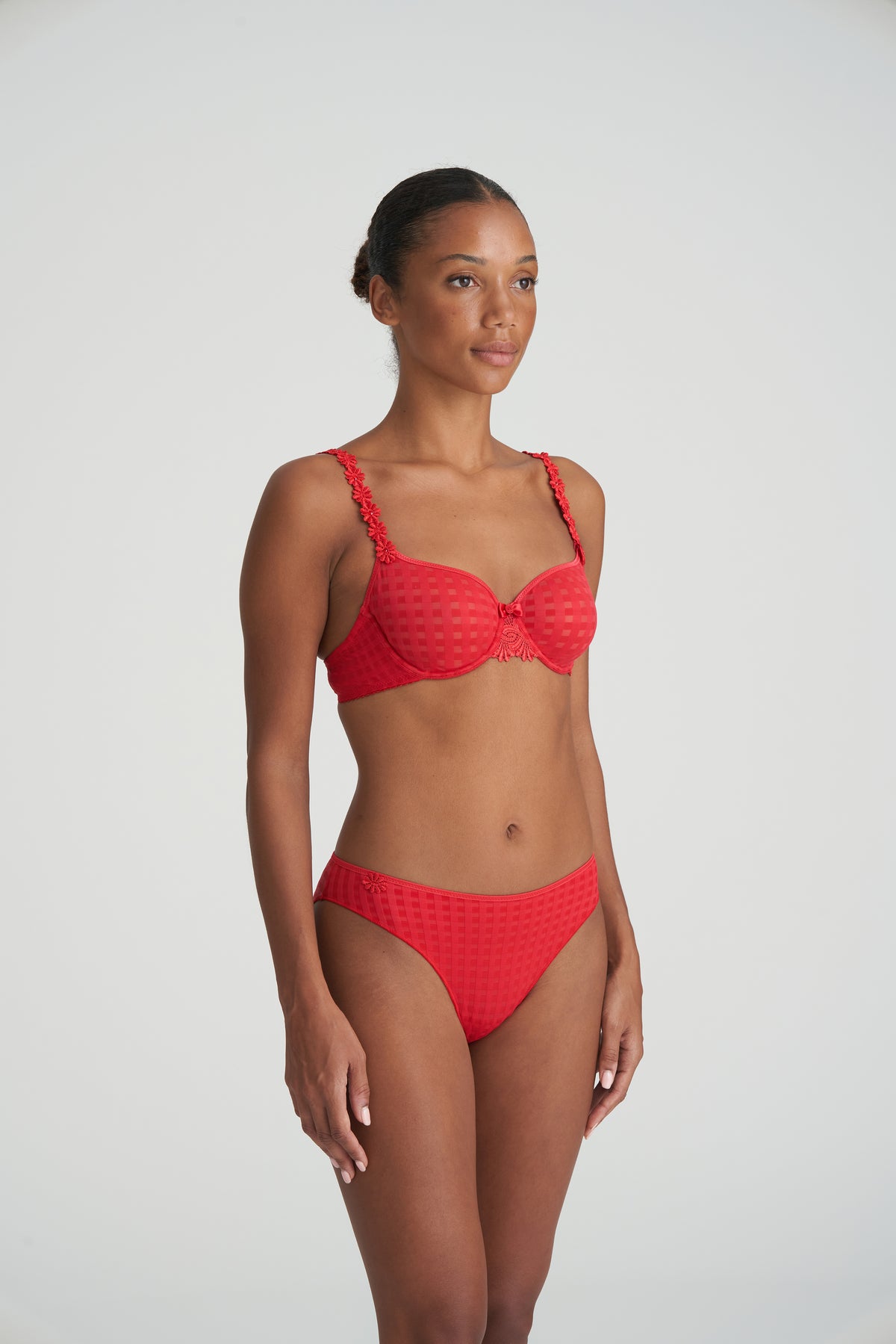 Marie Jo Avero Non Padded Full Cup Seamless Bra In Scarlet