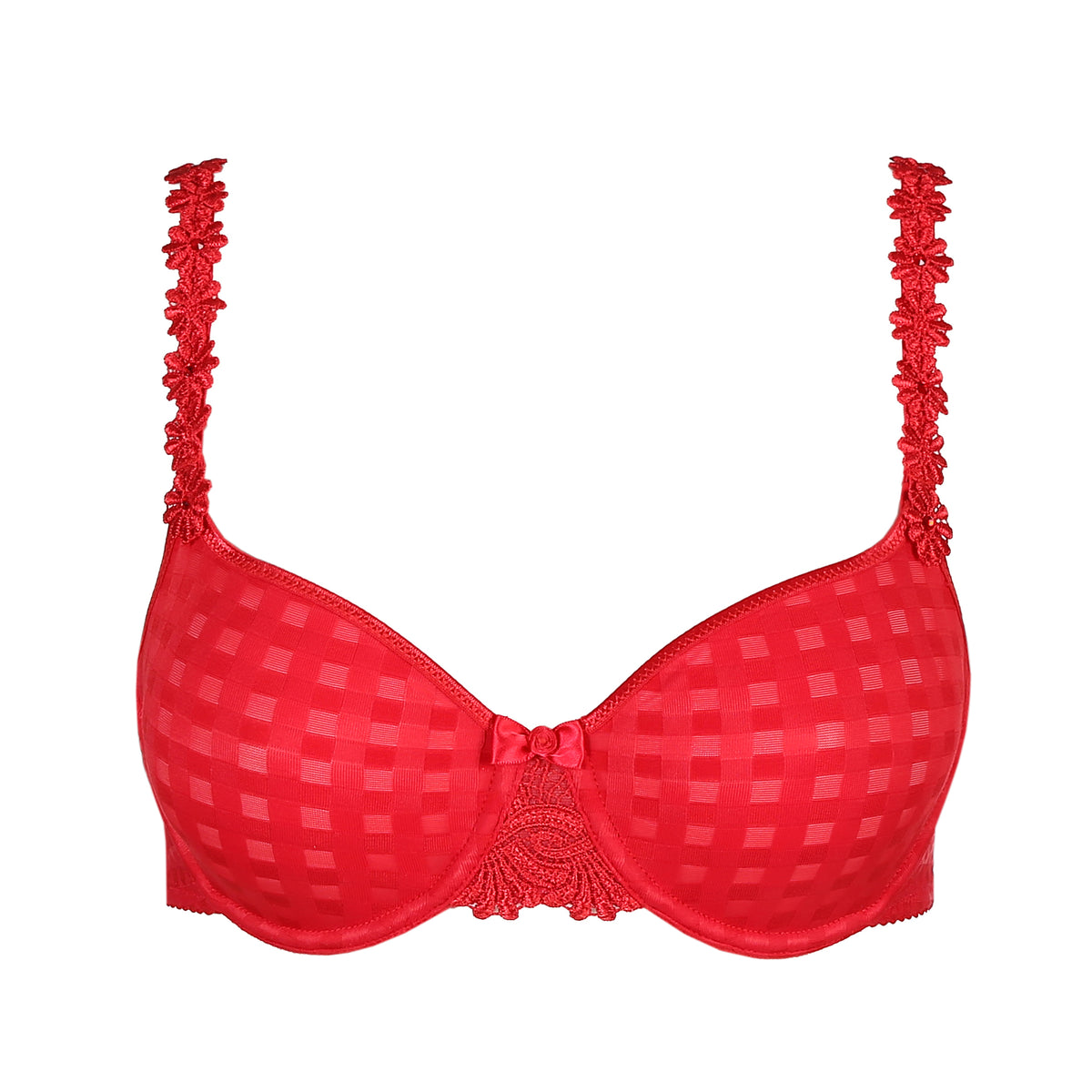 Marie Jo Avero Non Padded Full Cup Seamless Bra In Scarlet