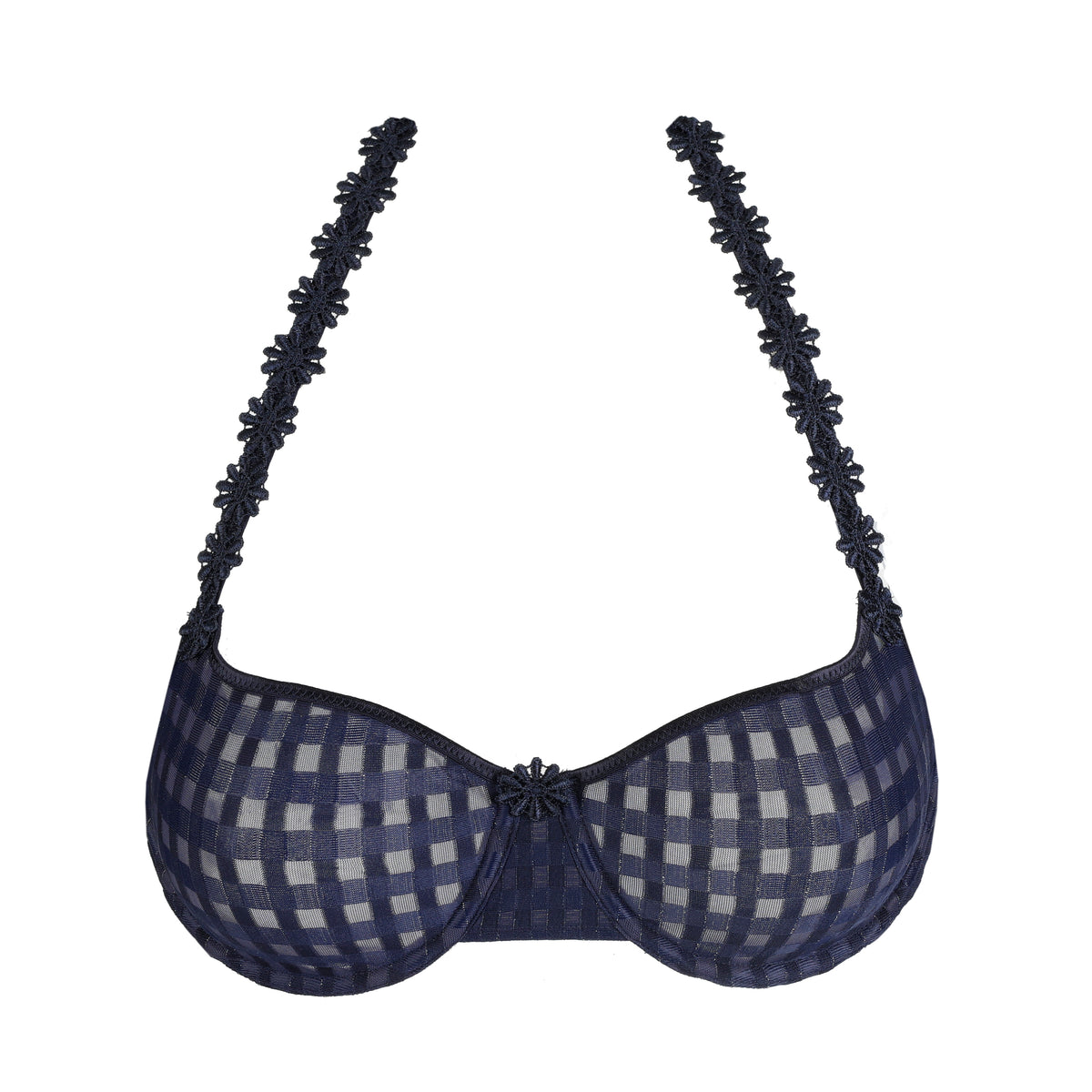 Marie Jo Avero Non Padded Full Cup Seamless Bra In Velvet Blue
