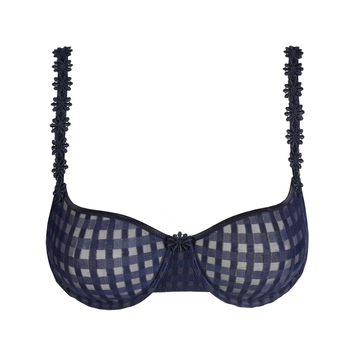 Marie Jo Avero Non Padded Full Cup Seamless Bra In Velvet Blue
