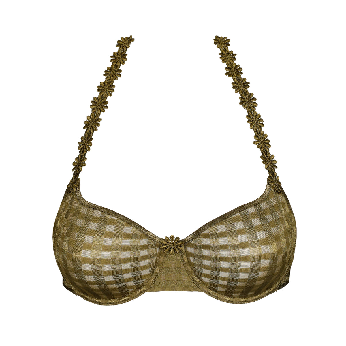 Marie Jo Avero Non Padded Full Cup Seamless Bra In Olive