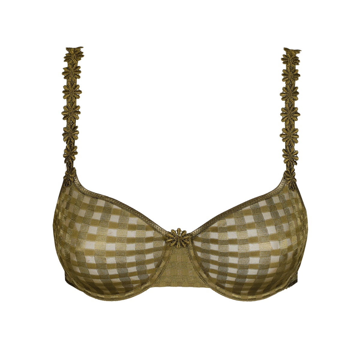 Marie Jo Avero Non Padded Full Cup Seamless Bra In Olive
