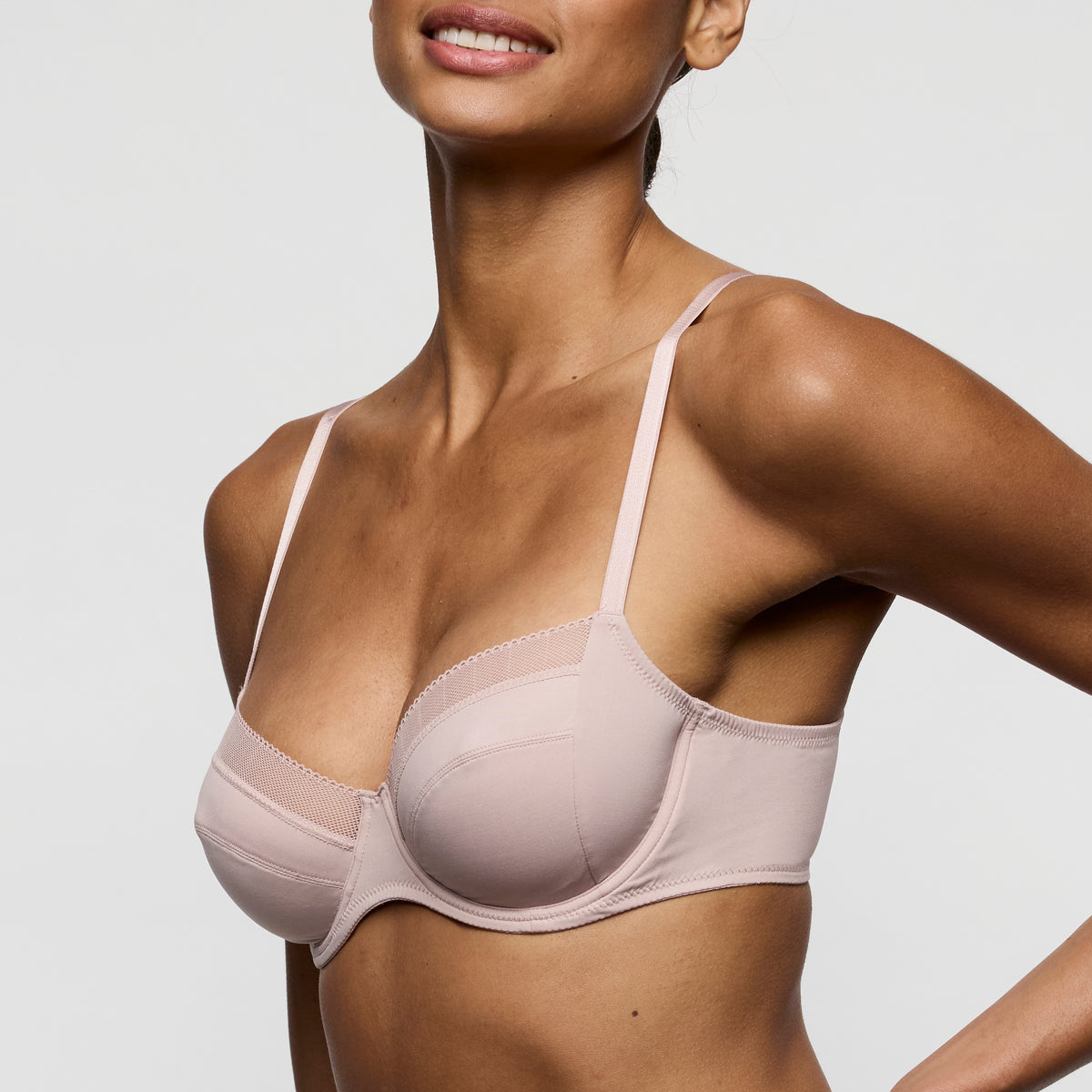 Marie Jo Milao Full Cup Bra In Shadow Grey