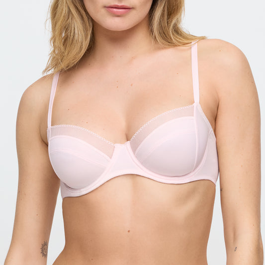 Marie Jo Milao Full Cup Bra In Pastel Pink