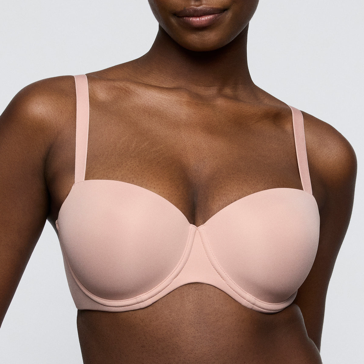 Primadonna Figuras Padded Balcony Bra In Powder Rose