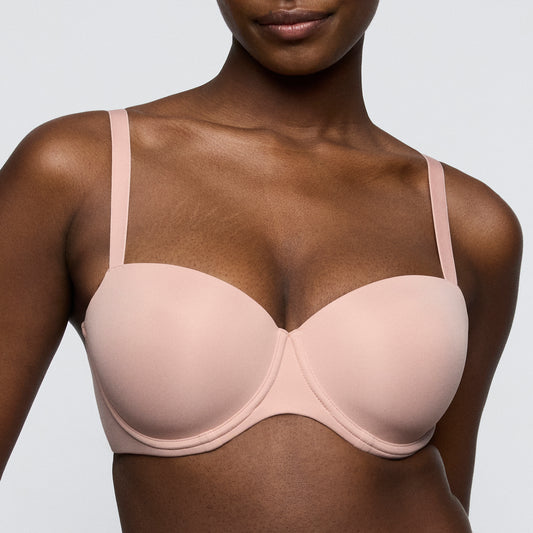 Primadonna Figuras Padded Balcony Bra In Powder Rose