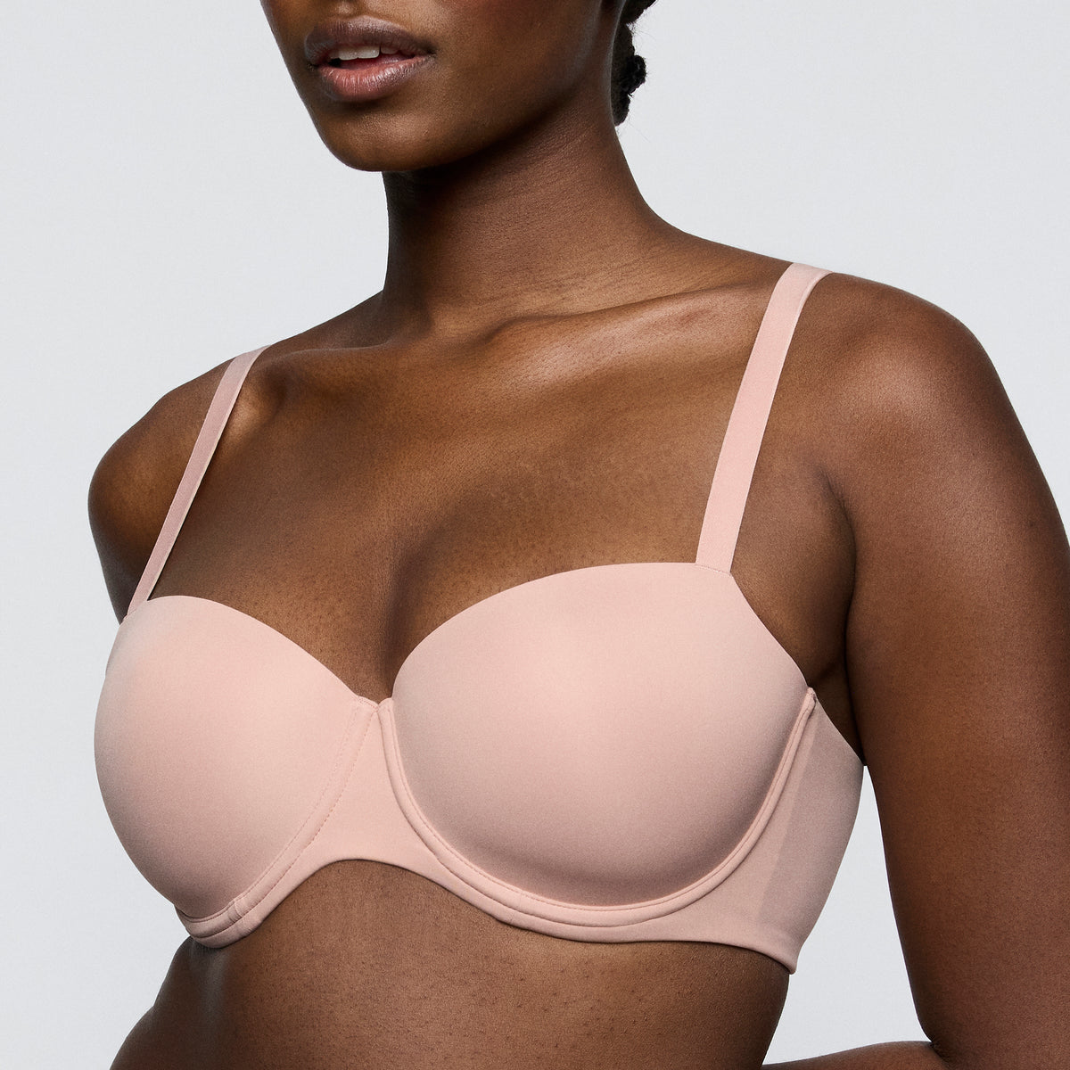 Primadonna Figuras Padded Balcony Bra In Powder Rose