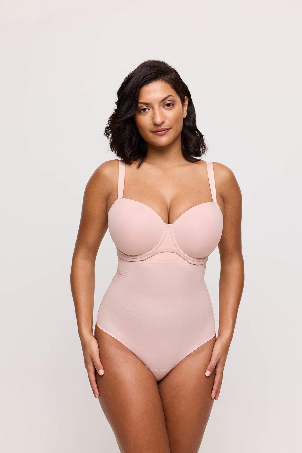 Primadonna Figuras Padded Balcony Bra In Powder Rose
