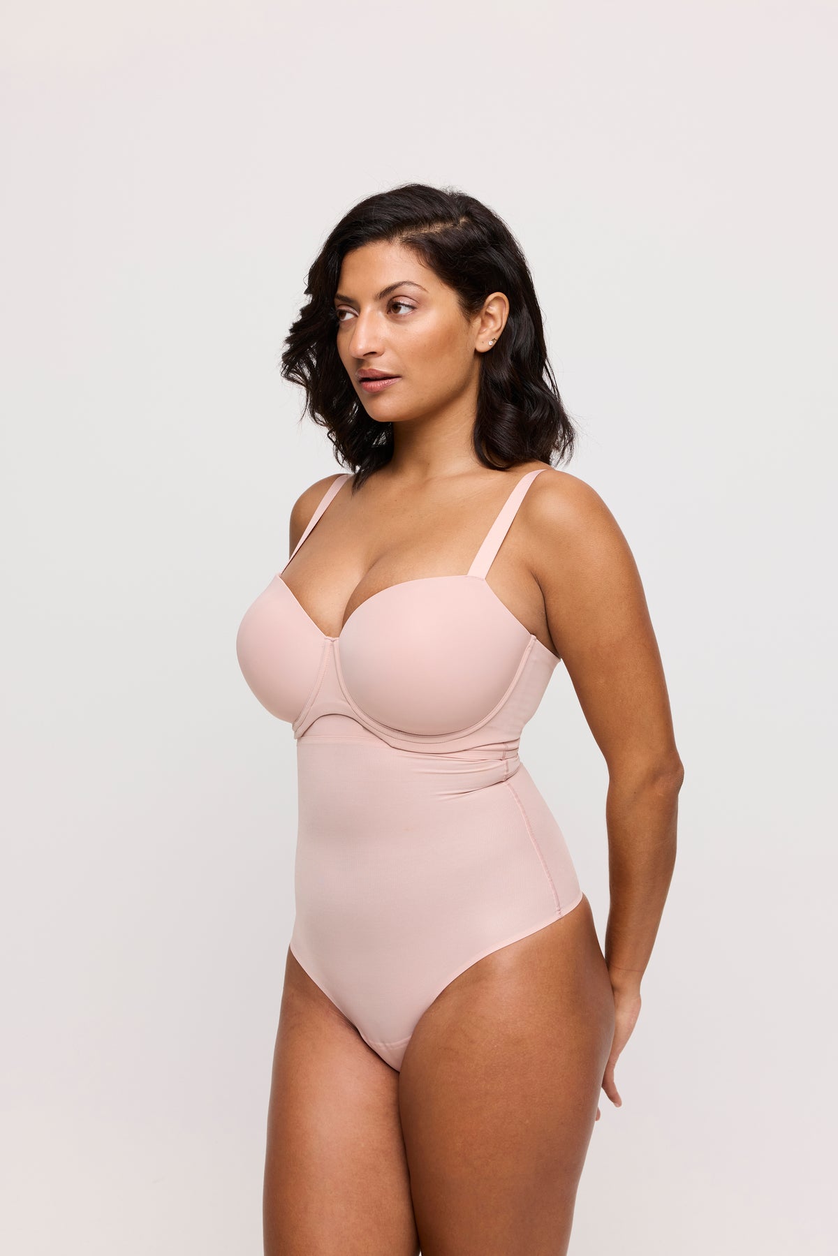 Primadonna Figuras Padded Balcony Bra In Powder Rose