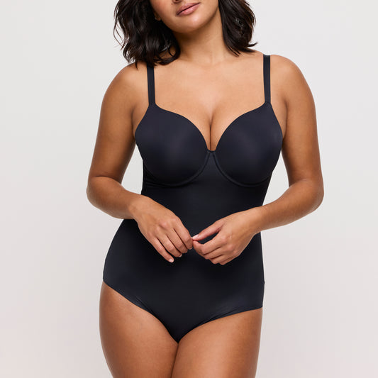 Primadonna Figuras Smoothing Body In Charcoal