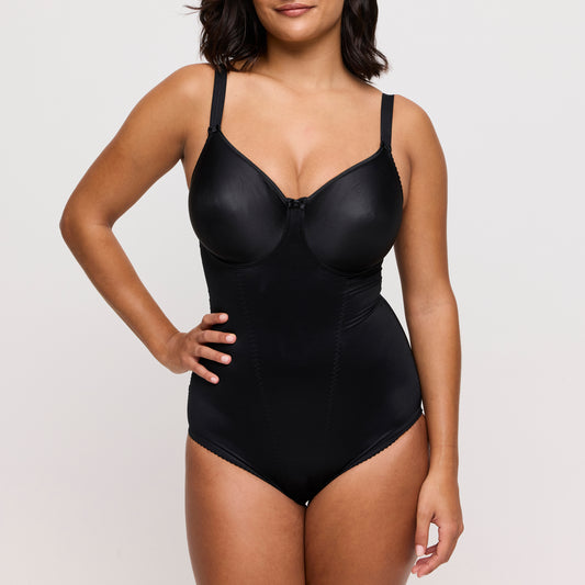 Primadonna Satin Body In Black