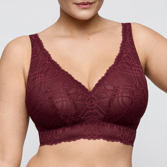 Primadonna Salerno Bralette Bra In Evening Red