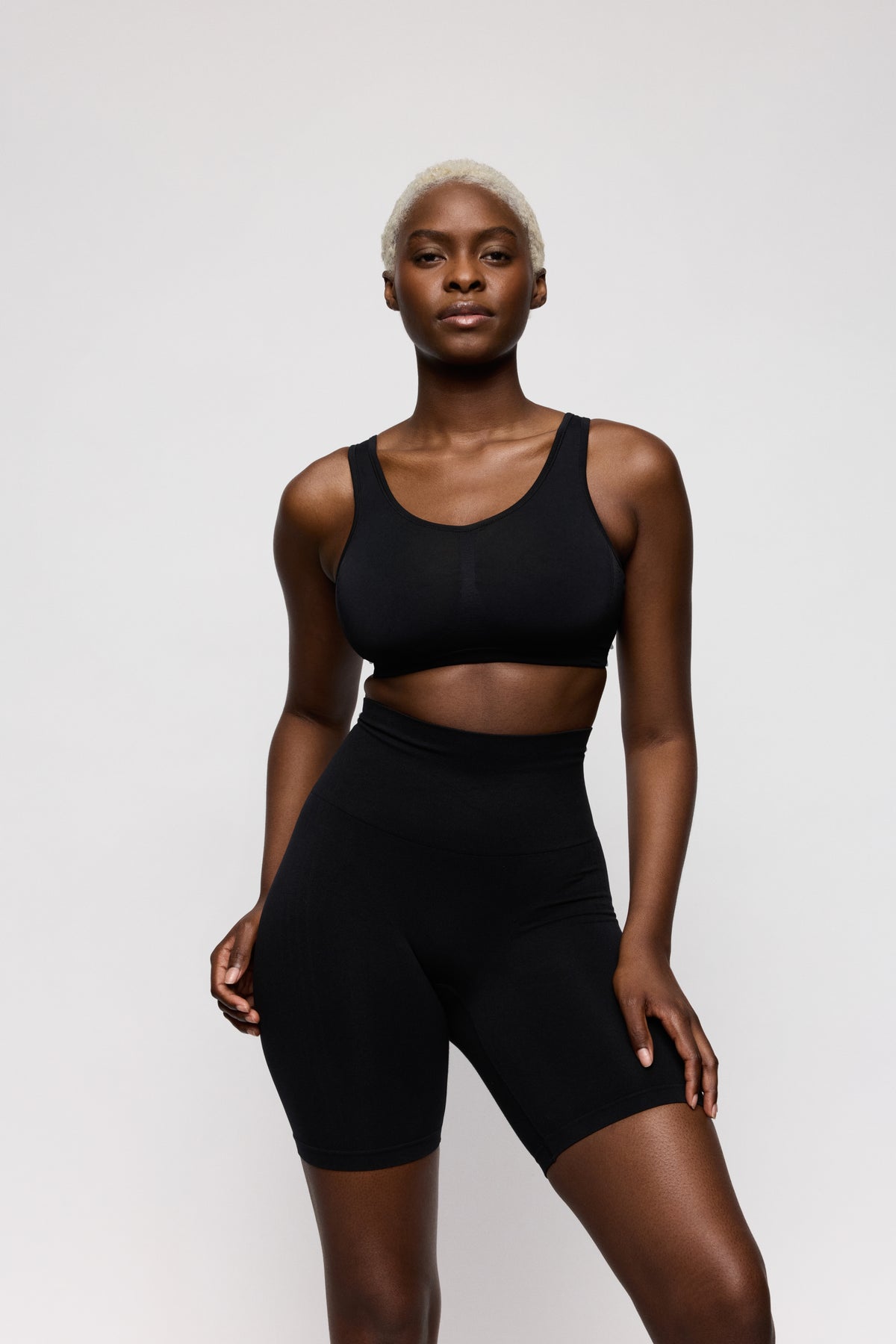 Primadonna Nudda Shapewear High Briefs W. Legs In Black