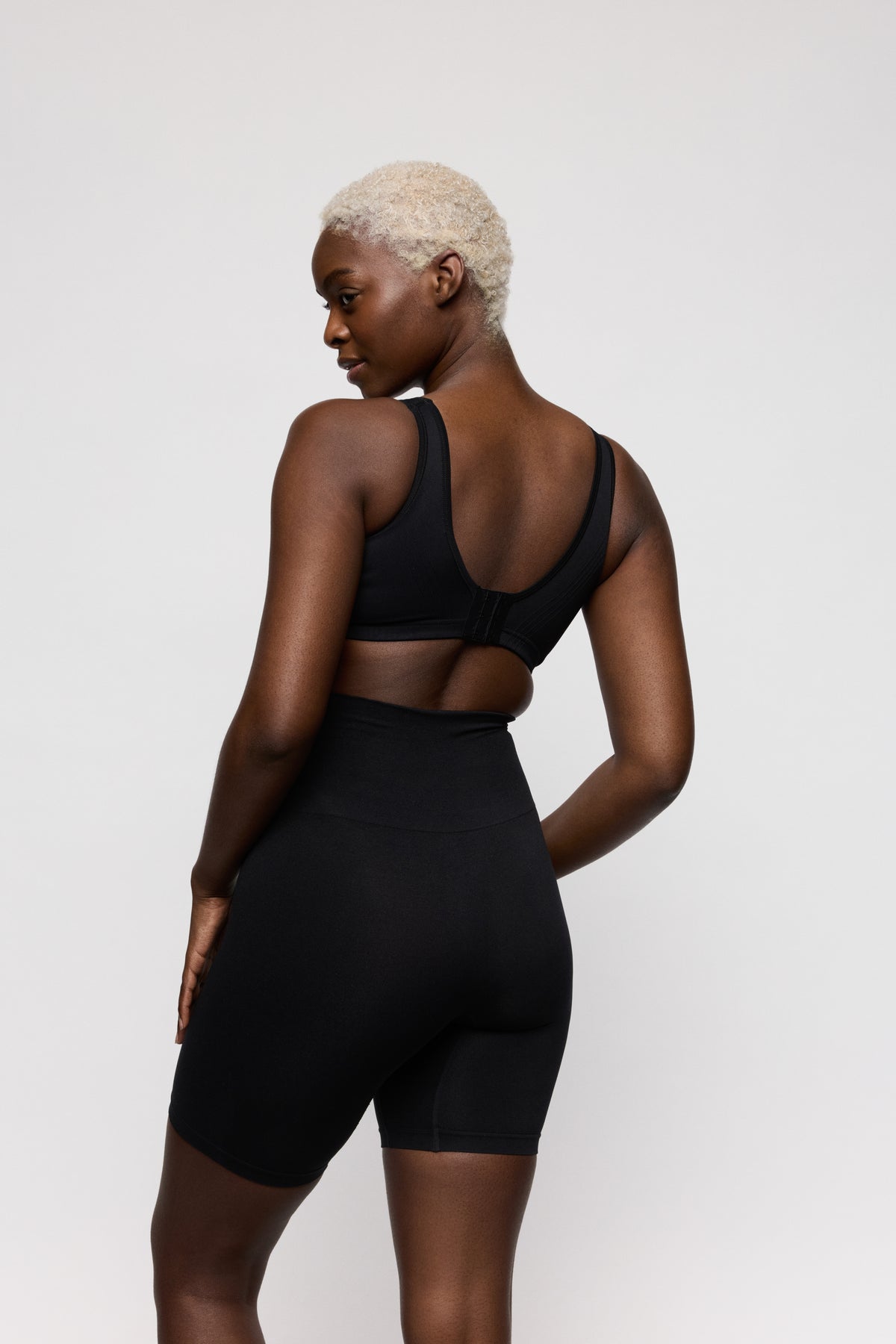 Primadonna Nudda Shapewear High Briefs W. Legs In Black