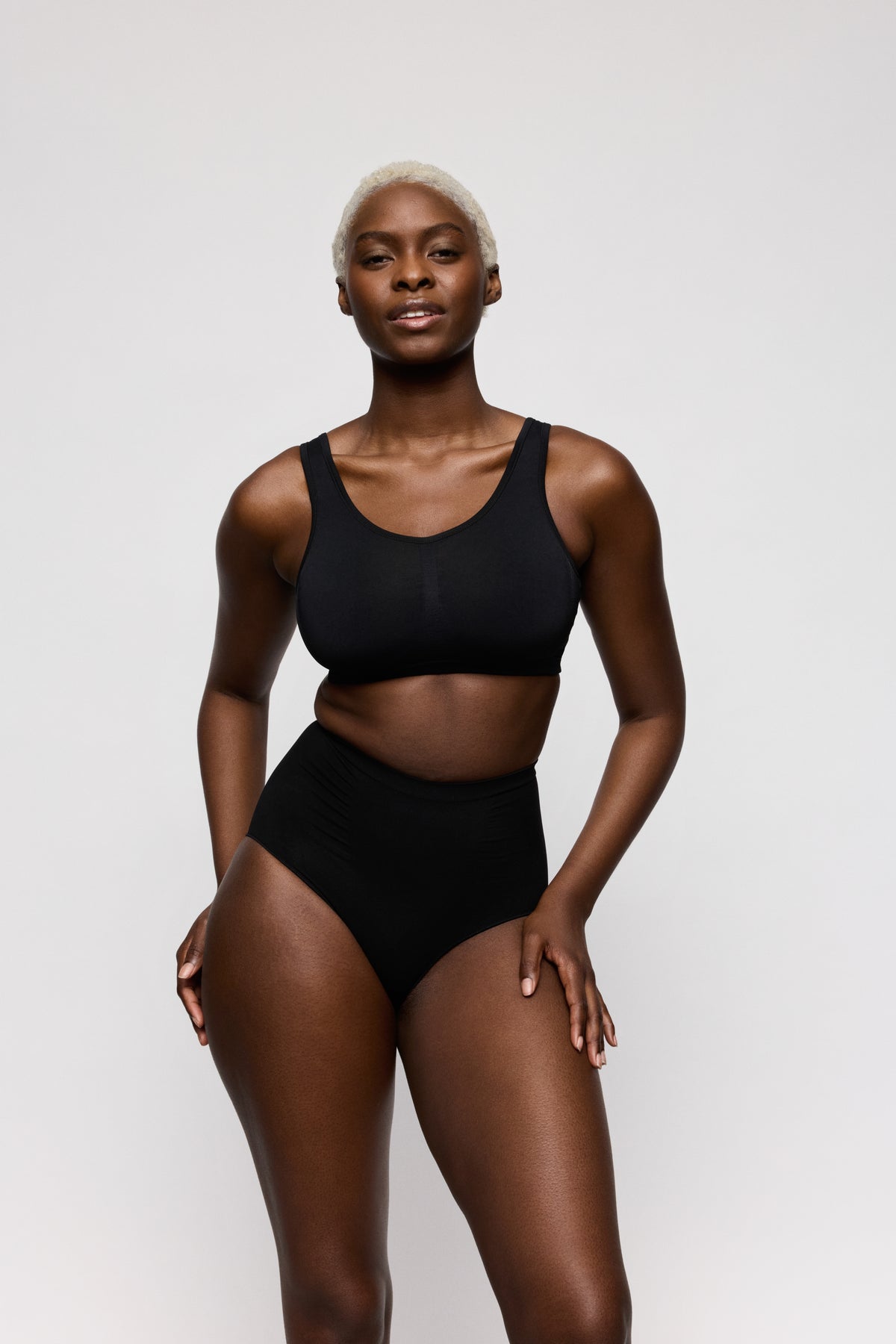 Primadonna Nudda Shapewear High Briefs In Black