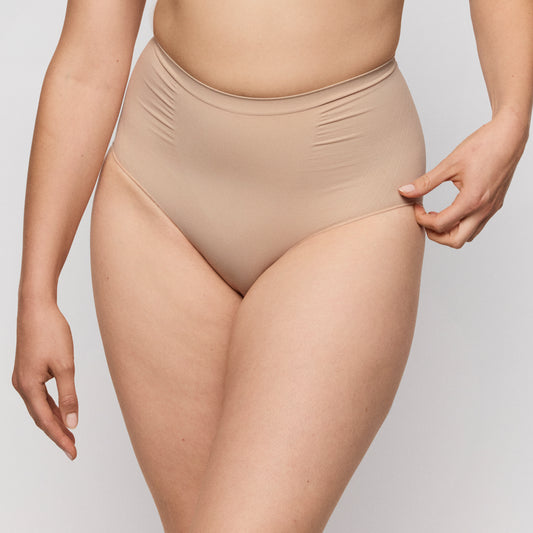 Primadonna Nudda Shapewear High Briefs In Caffé Latte