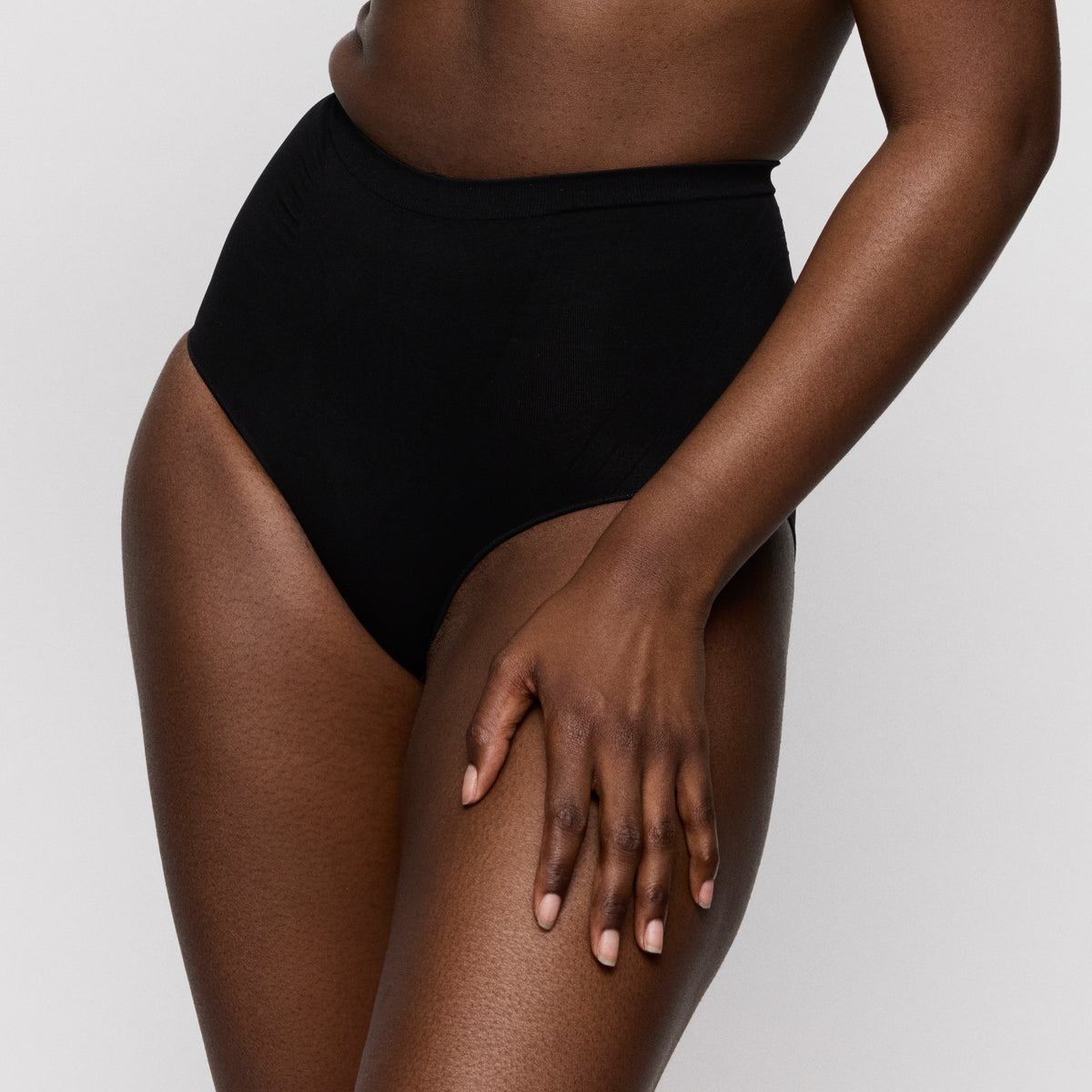 Primadonna Nudda Shapewear High Briefs In Black
