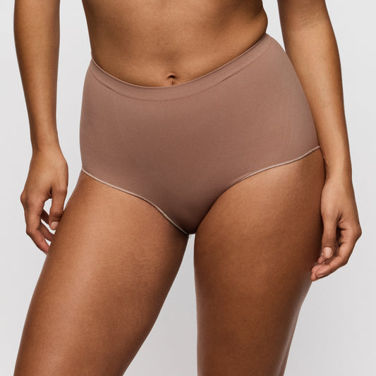Primadonna Nudda Shapewear High Briefs In Ginger