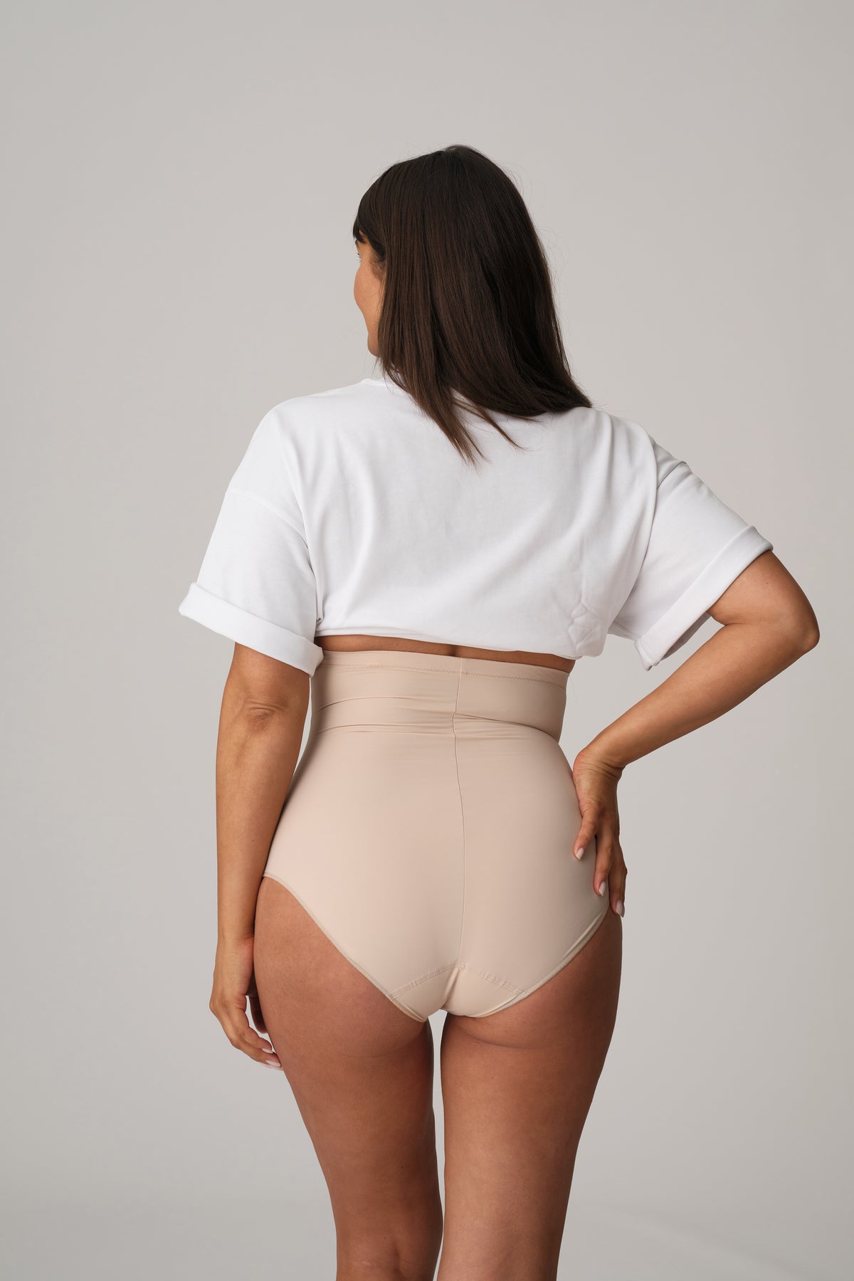 Primadonna Perle Shapewear High Briefs In Caffé Latte
