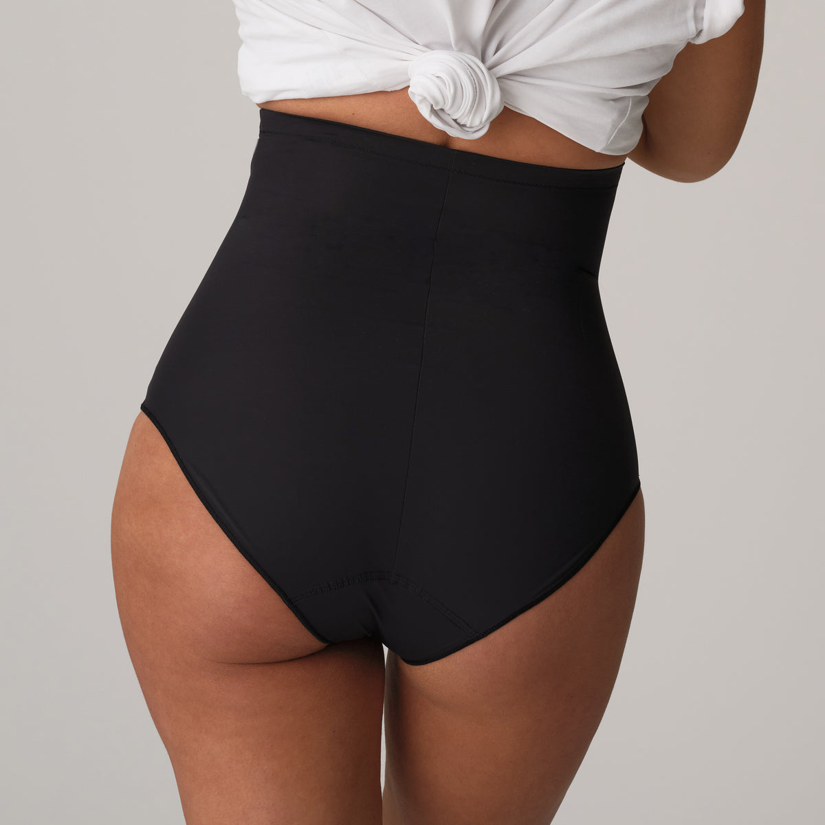 Primadonna Perle Shapewear High Briefs In Charcoal