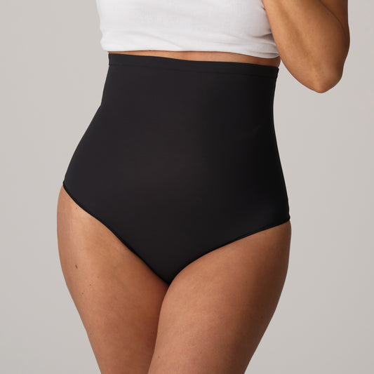 Primadonna Perle Shapewear High Briefs In Charcoal