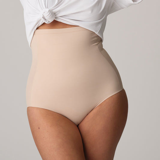 Primadonna Perle Shapewear High Briefs In Caffé Latte