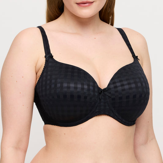 Primadonna Madison Padded Bra Heartshape In Black