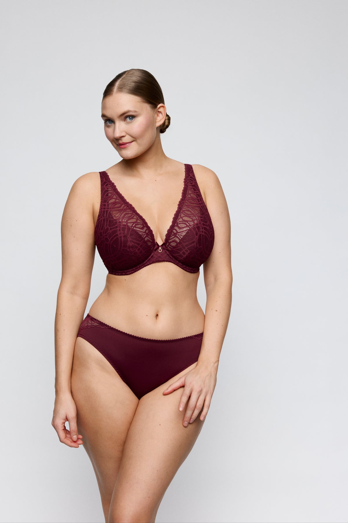 Primadonna Salerno Rio Briefs In Evening Red