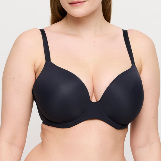 Primadonna Figuras Spacer Plunge Bra In Charcoal