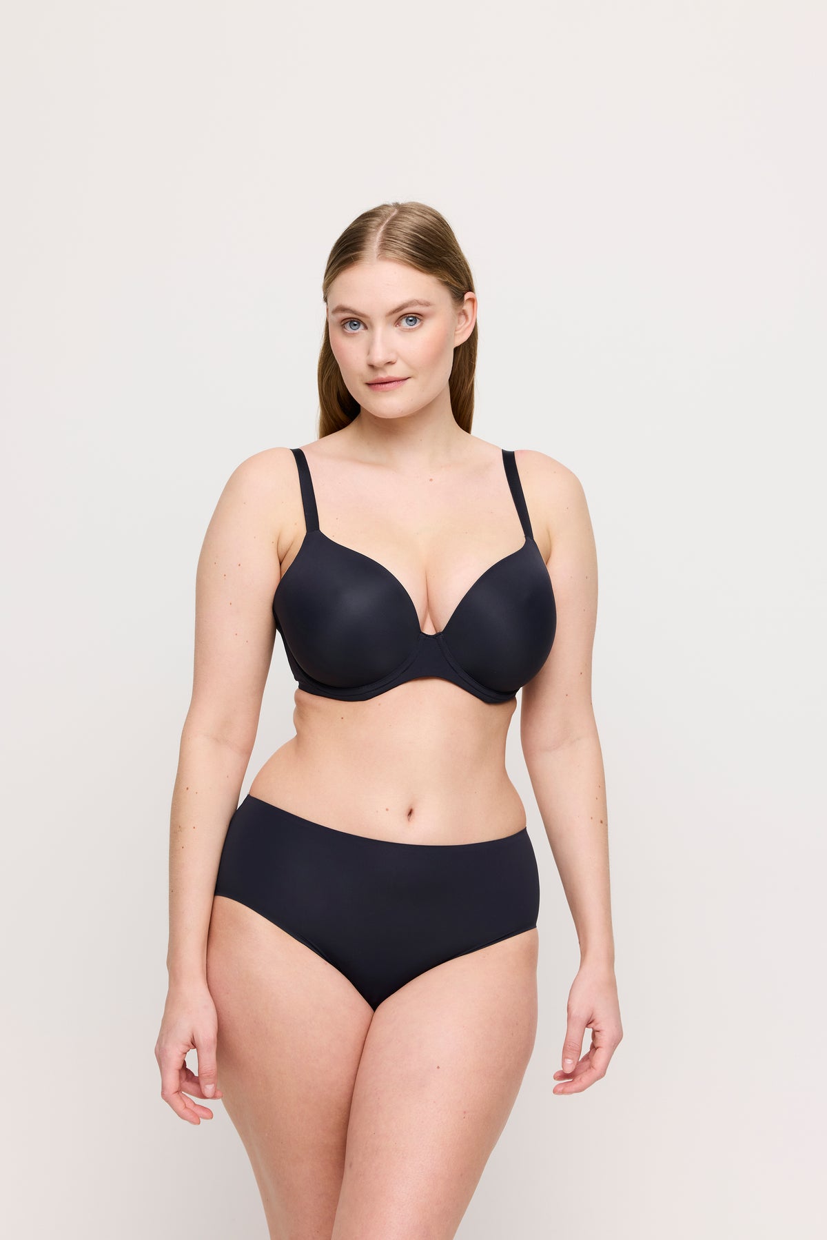 Primadonna Figuras Spacer Plunge Bra In Charcoal