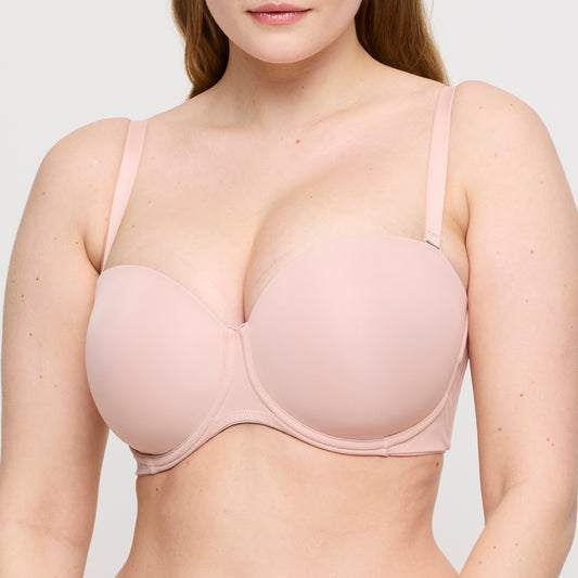 Primadonna Figuras Padded Bra Strapless In Powder Rose