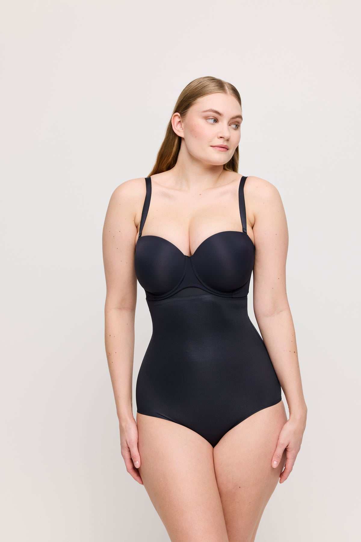 Primadonna Figuras Smoothing High Briefs In Charcoal