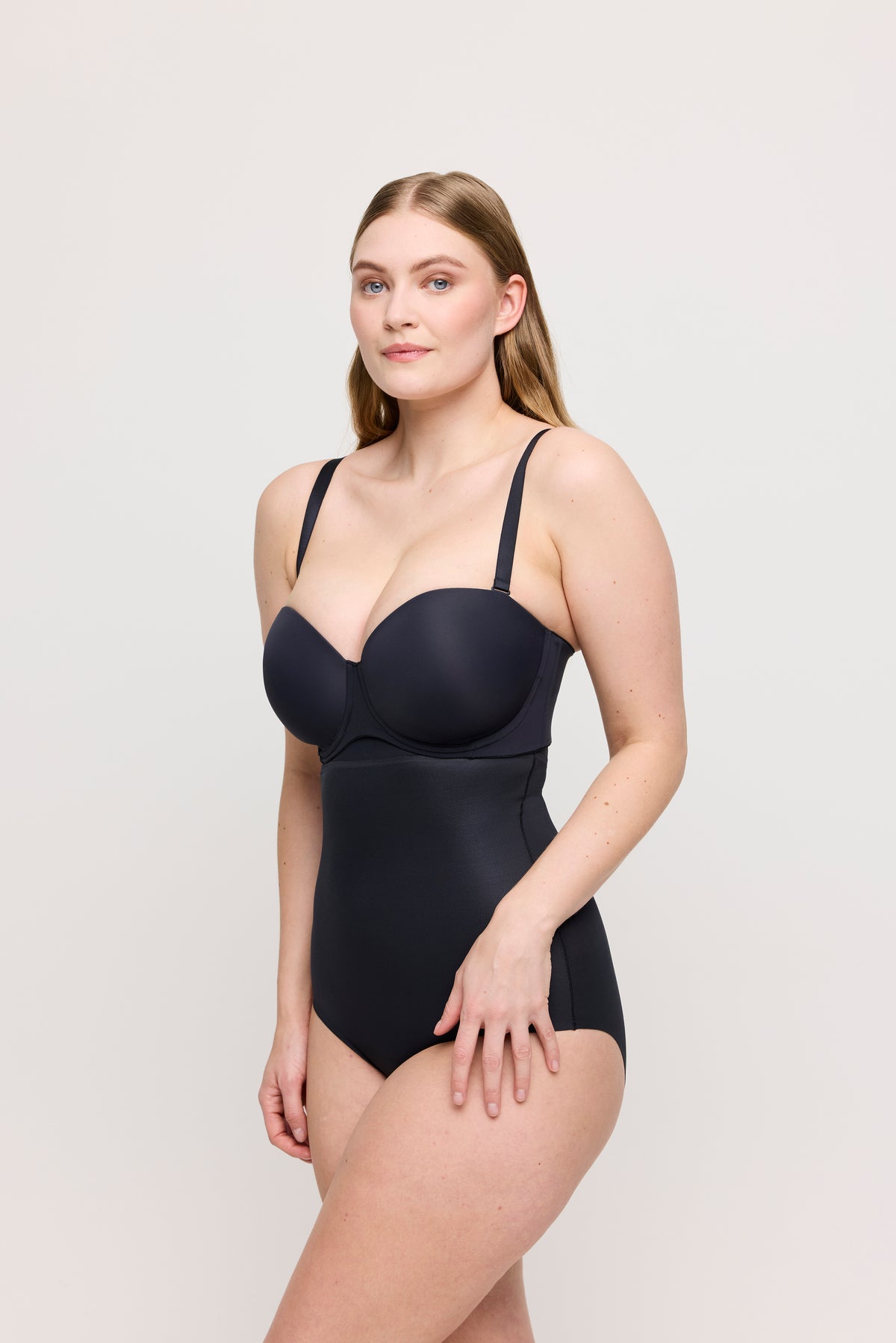 Primadonna Figuras Smoothing High Briefs In Charcoal