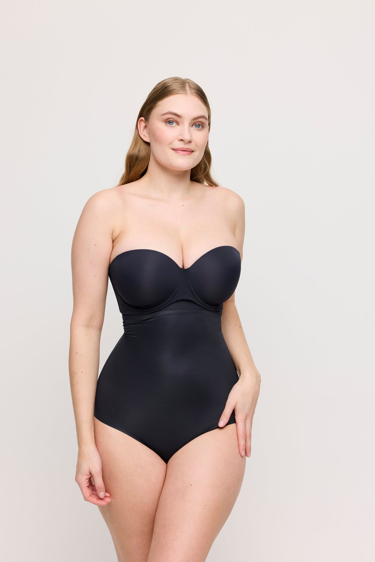 Primadonna Figuras Padded Bra Strapless In Charcoal