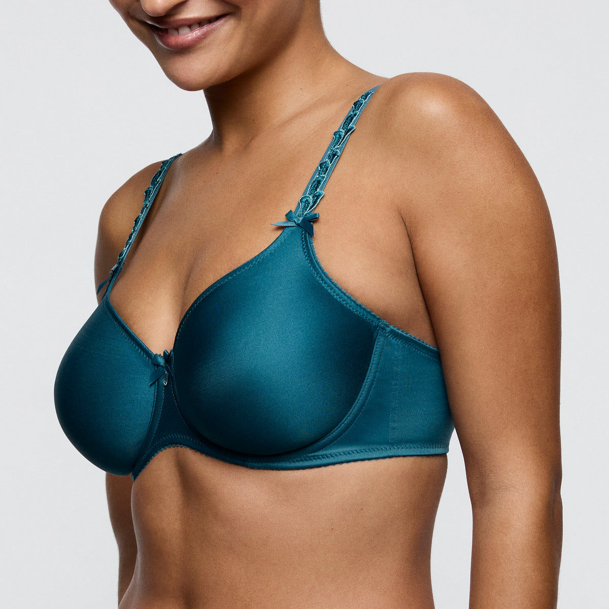 Primadonna Deauville Non Padded Full Cup Seamless Bra In Peacock