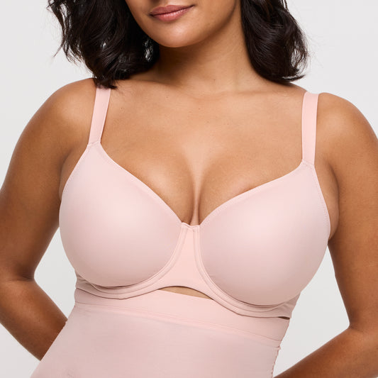 Primadonna Figuras Non Padded Full Cup Seamless Bra In Powder Rose
