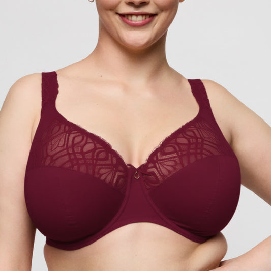 Primadonna Salerno Full Cup Bra In Evening Red
