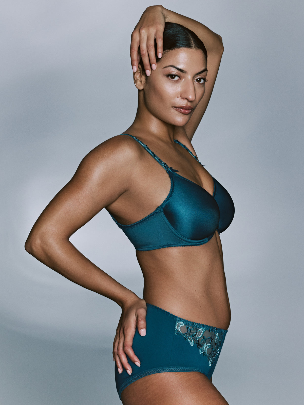 Primadonna Deauville Non Padded Full Cup Seamless Bra In Peacock