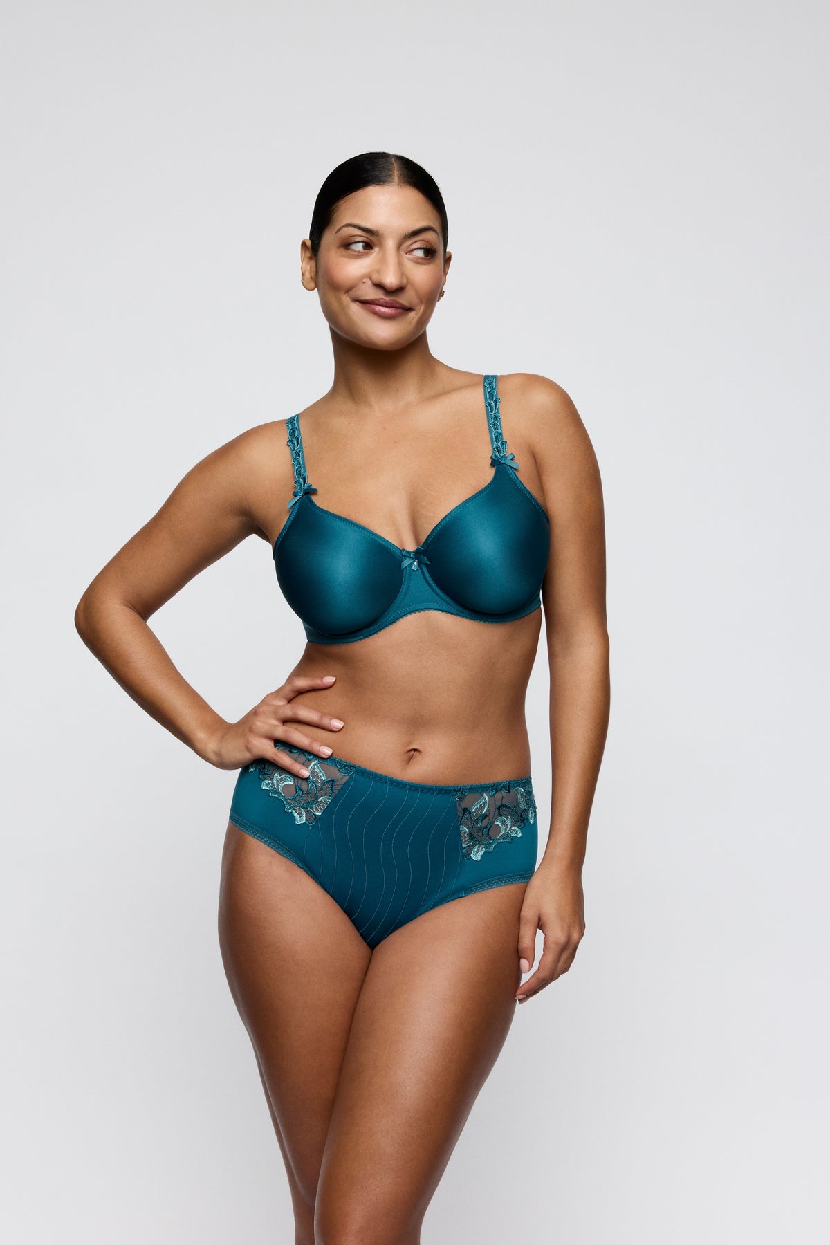 Primadonna Deauville Non Padded Full Cup Seamless Bra In Peacock